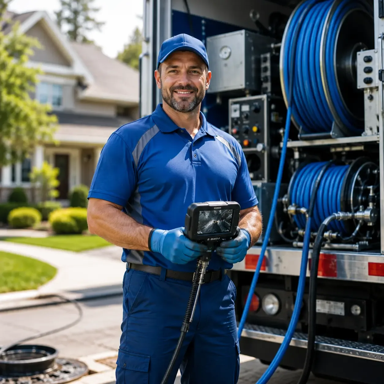 Local outdoor drain cleaning specialists in Free Soil, MI